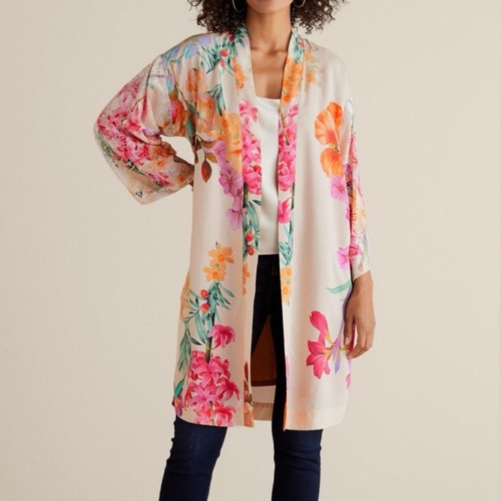Soft Surroundings Enchanted Orchid Topper in Lotus Size S/M